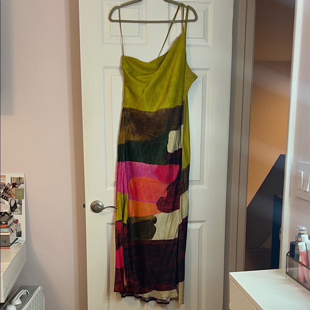 Colorful Abstract Maxi Dress